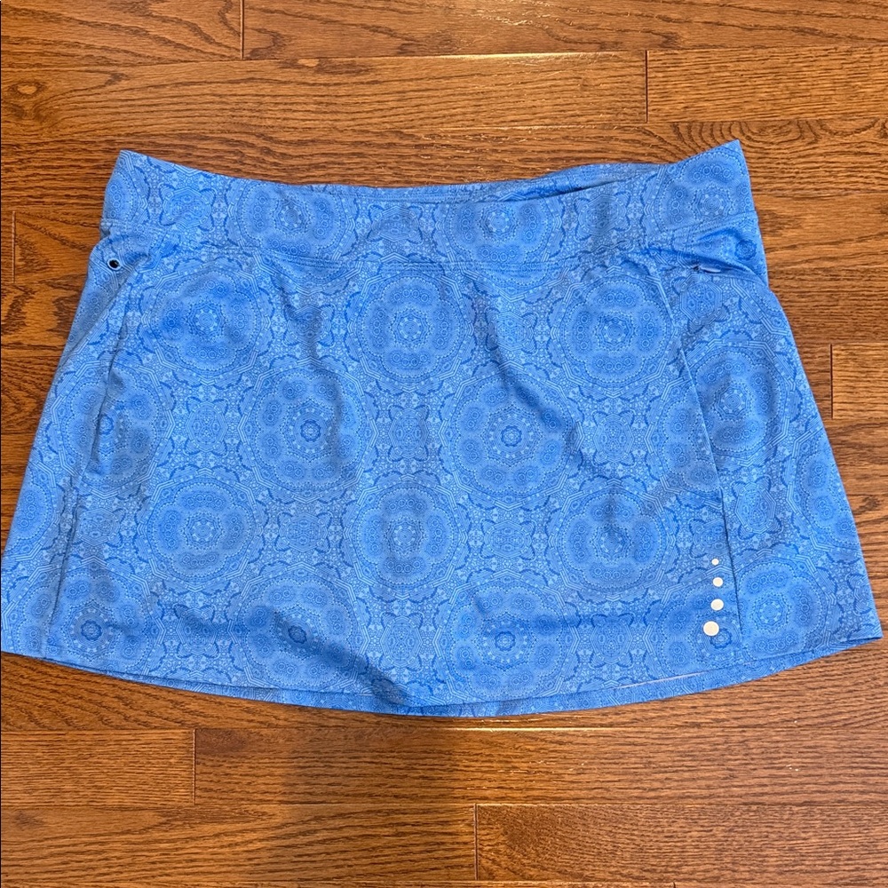 LL Beab Blue Patterned Women's Skirt/Skort